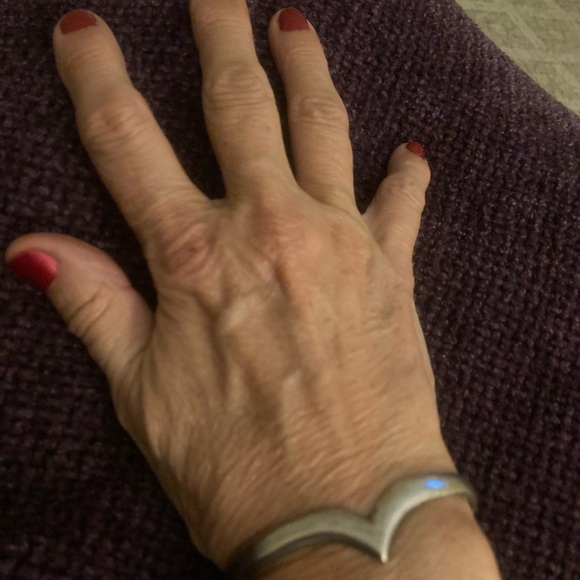 Vintage 925 sterling silver cuff bracelet - Picture 6 of 16